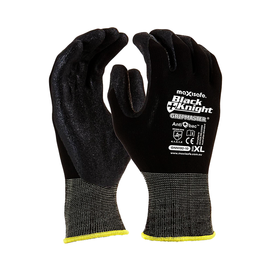 Maxisafe Black Knight Gripmaster Coated Glove