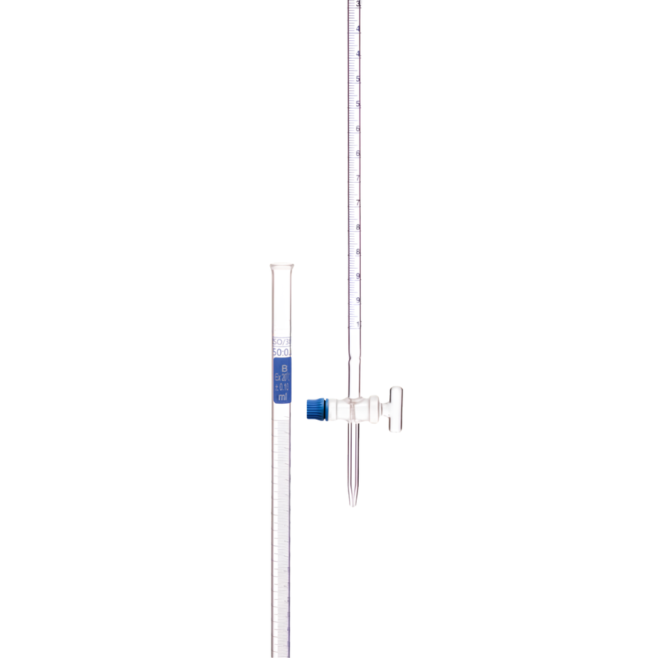 Burette With Glass Screw Thread Stopcock, ISO “Class B”