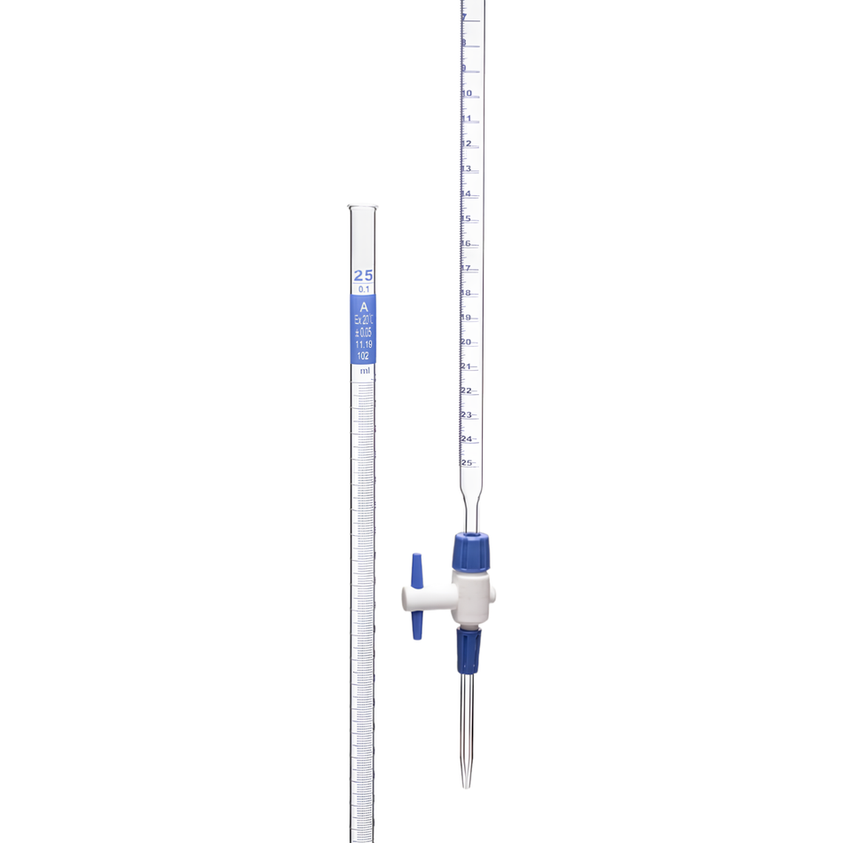 Burette With PTFE Detachable Stopcock, ISO “Class A”