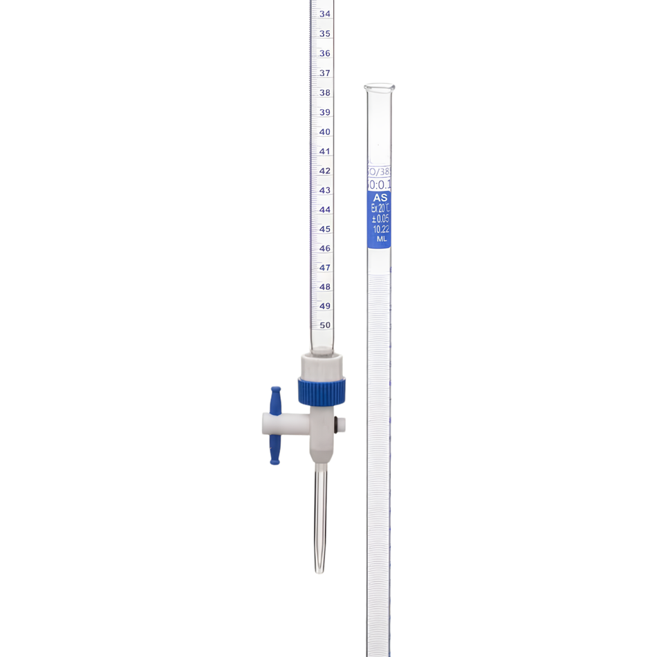 Burette With PTFE Detachable Stopcock, ISO “Class AS”