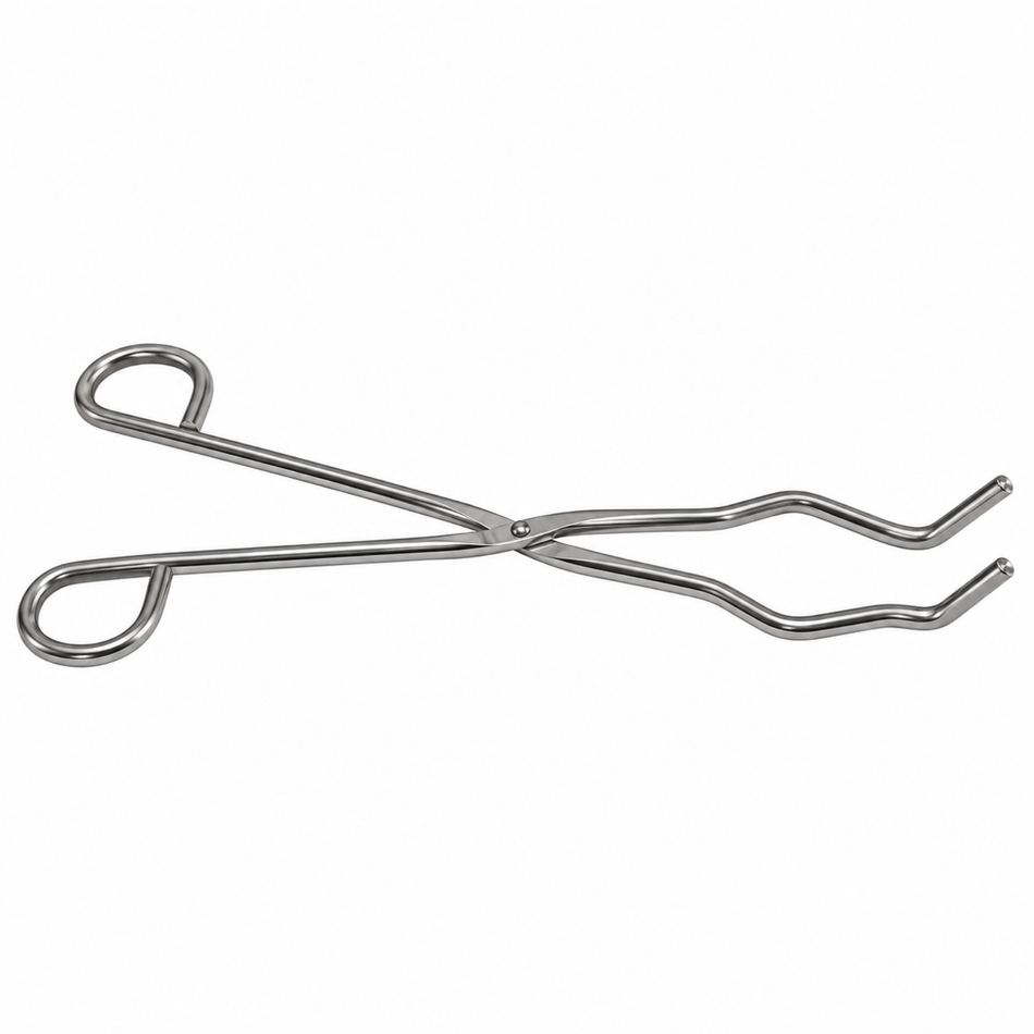 Crucible Tongs with Bow, 18/8 Stainless Steel, 280mm