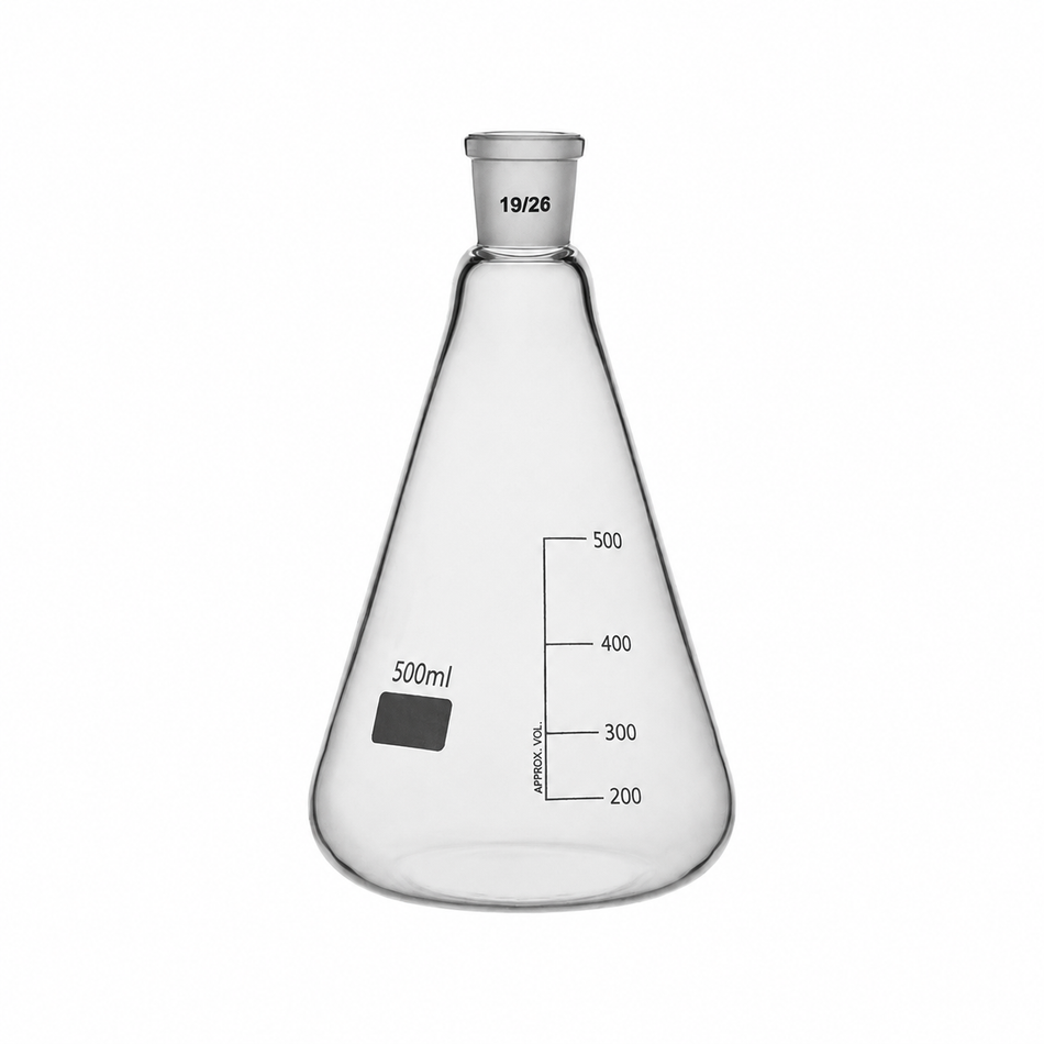 Flask Conical Erlenmeyer Borosilicate Glass With Joint