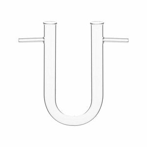 Absorption Tube Calcium Chloride U Form Borosilicate Glass With Side Arms