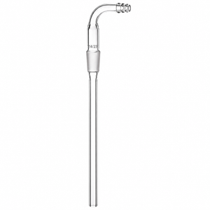 Adapter Cone with Stem to Flexible Tubing Right Angle Connection