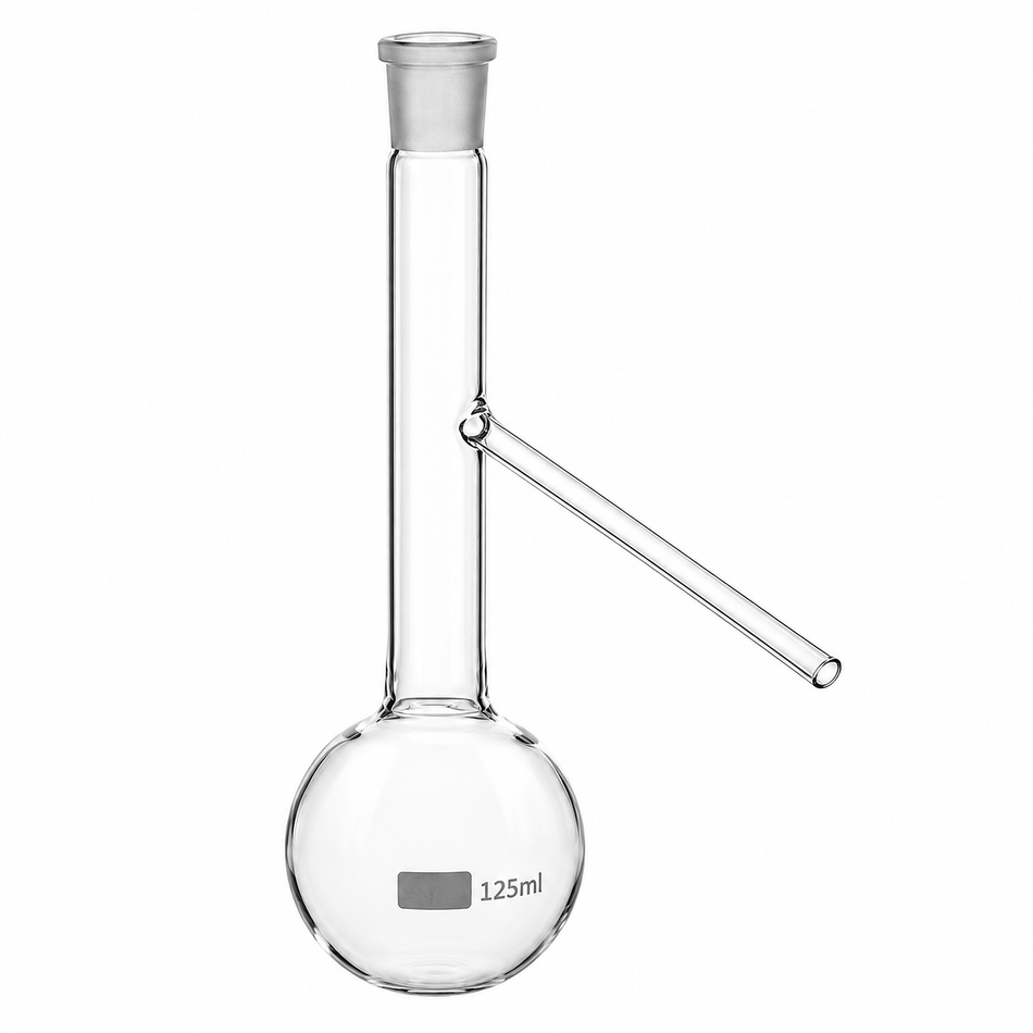 Distillation Flask with Joint & Side Arm