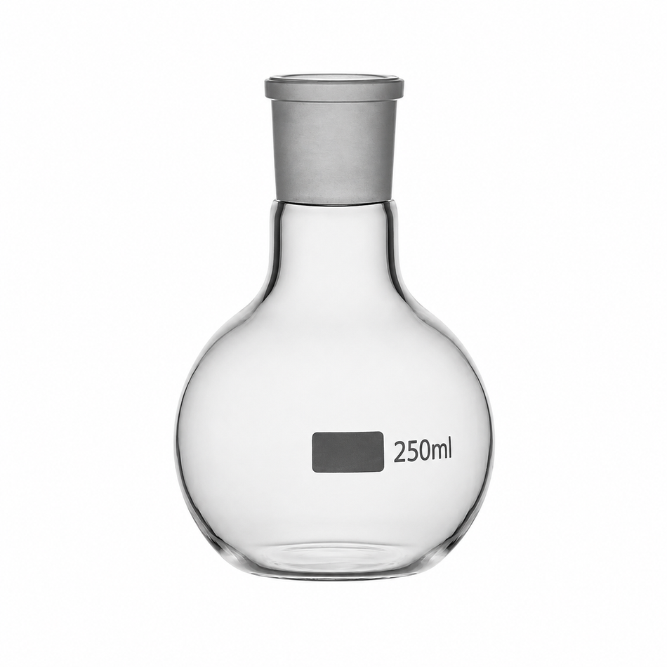 Flask Flat Bottom, Single Neck, ASTM