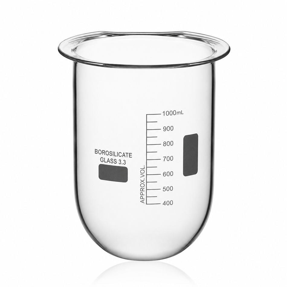 Flask for Dissolution Apparatus with Side Cut as per USP, with Certificate