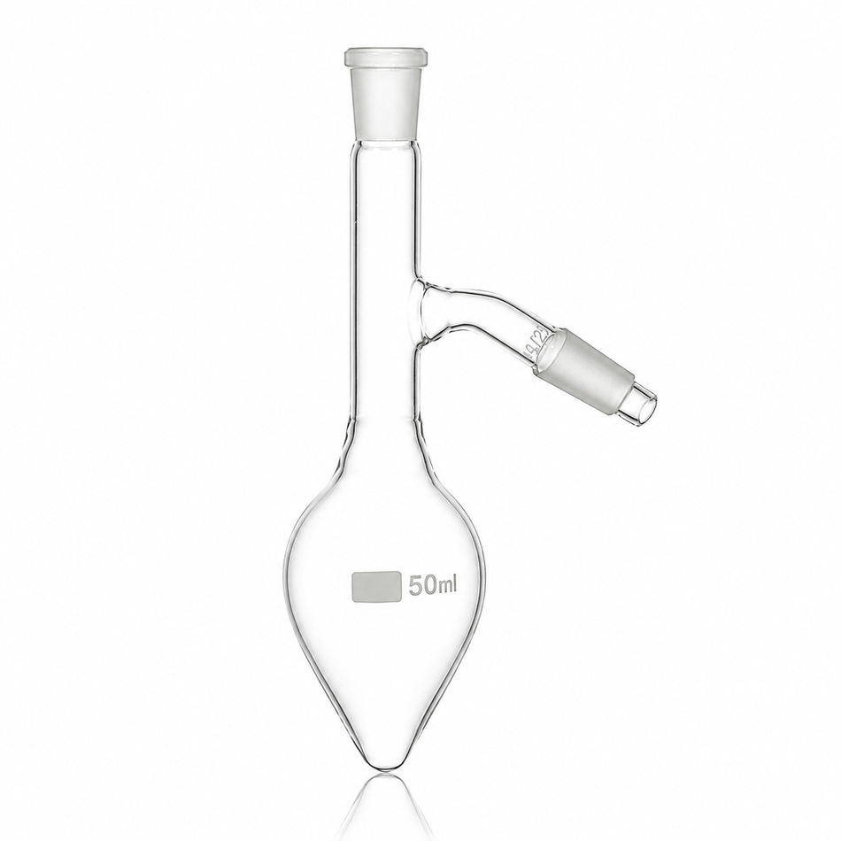 Flask Pear Shape Distillation Borosilicate Glass