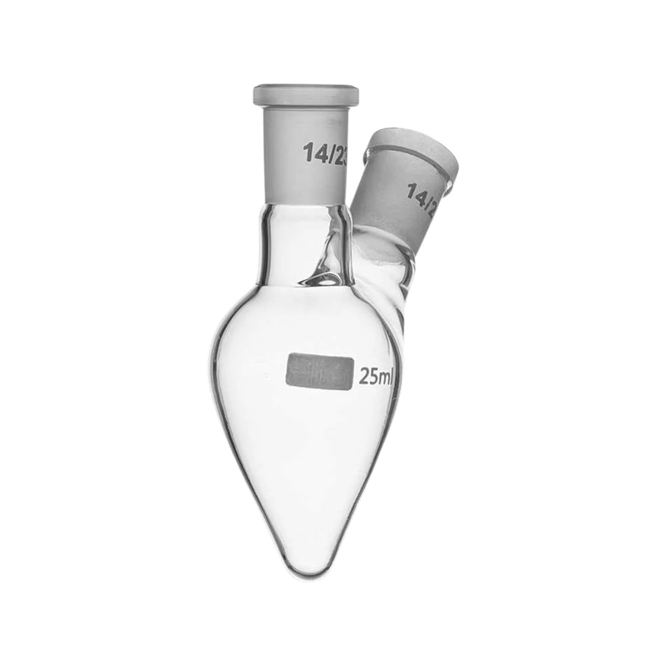 Flask Pear Shape Two Necks