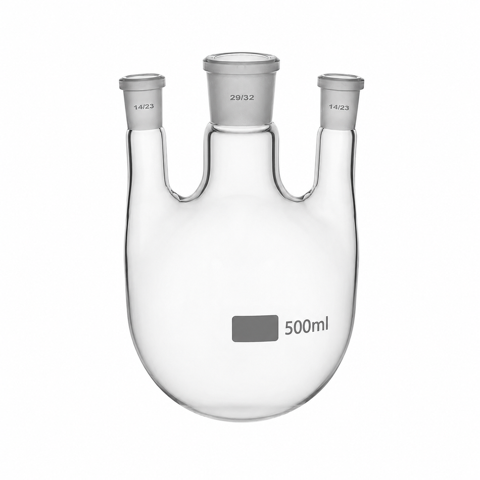 Flask Round Bottom Three Necks Parallel