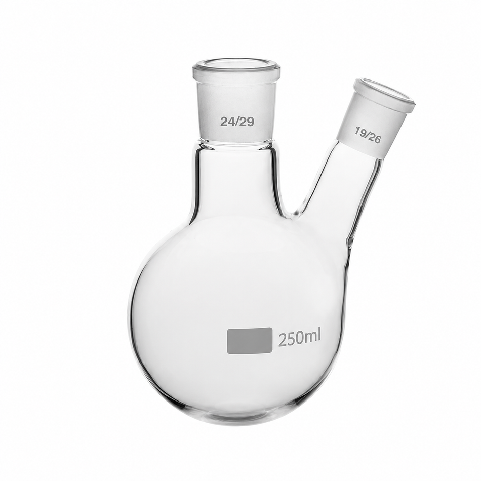 Flask Round Bottom Two Necks