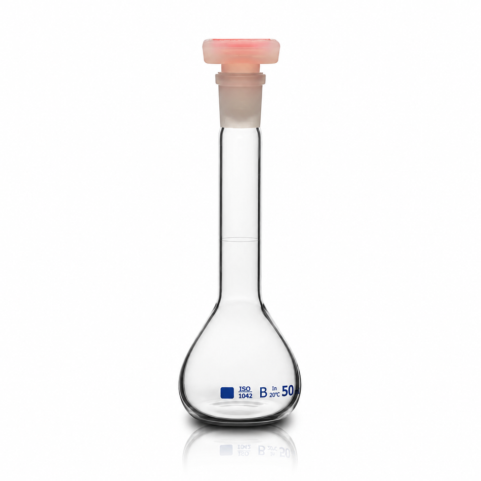 Flask Volumetric, Clear Glass, ISO “Class B”