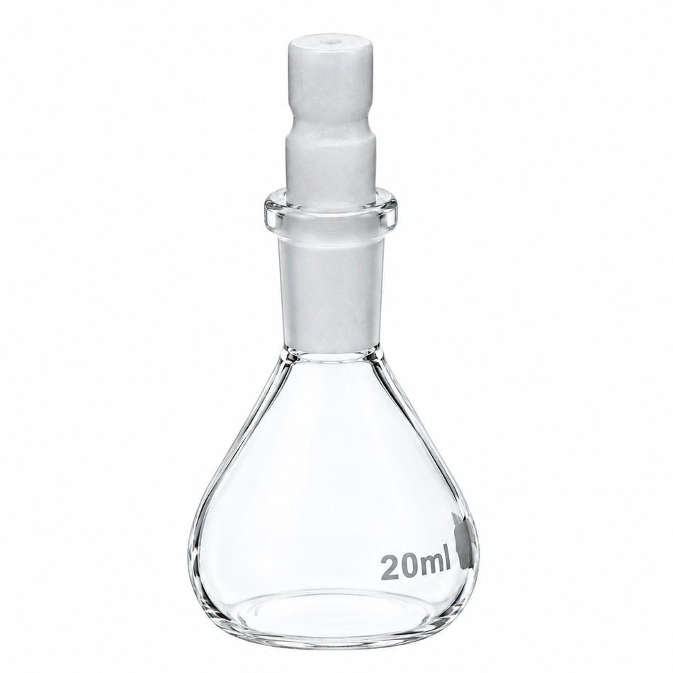 Gay Lussac Pyknometer Borosilicate Glass Uncalibrated With PTFE Stopper