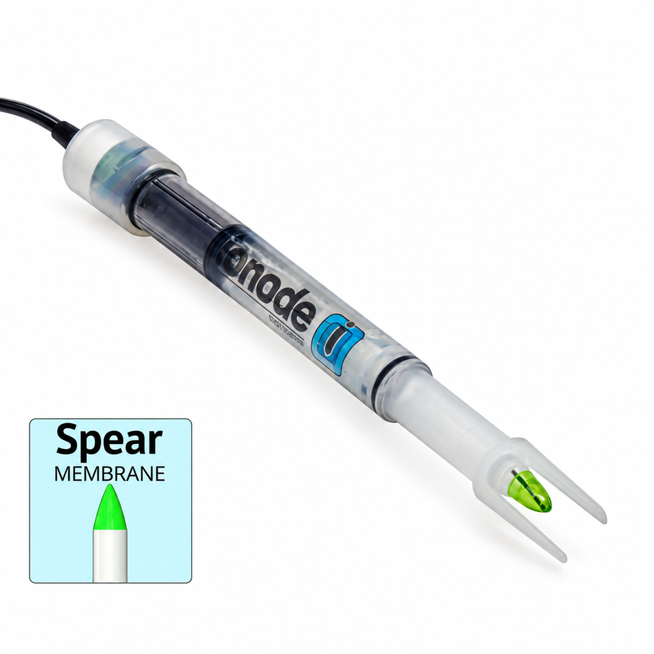 Ionode IJ44 pH Electrode with Spear Glass Membrane Replaceable Electrolyte 1m Cable Length and LEMO Connector