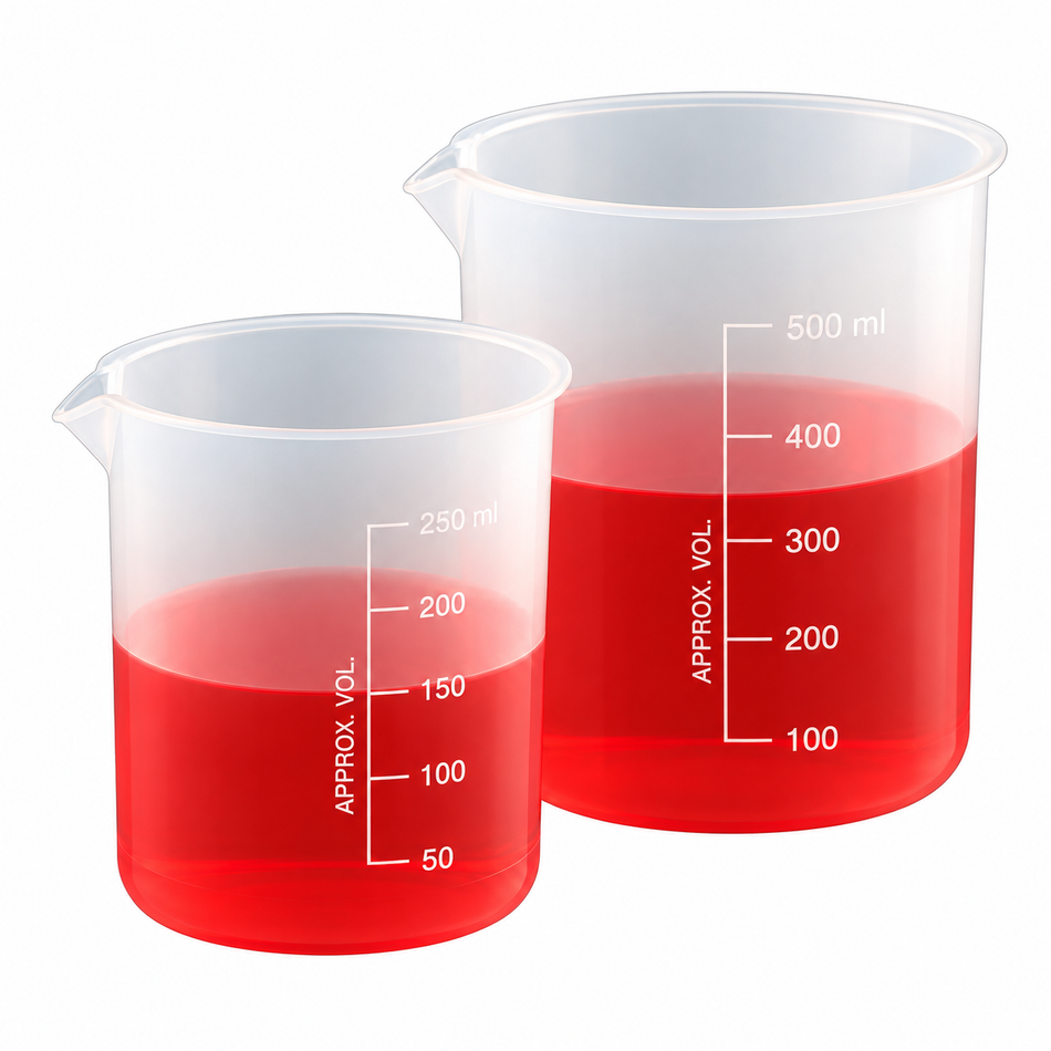 Kartell Beaker Low Form PFA With Graduation & Spout