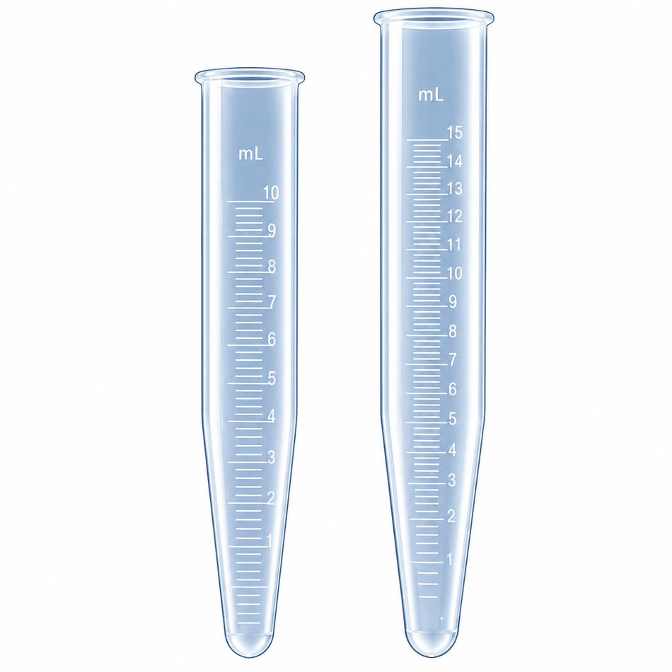 Kartell Conical Centrifuge Tube Polymethylpentene PMP TPX Graduated