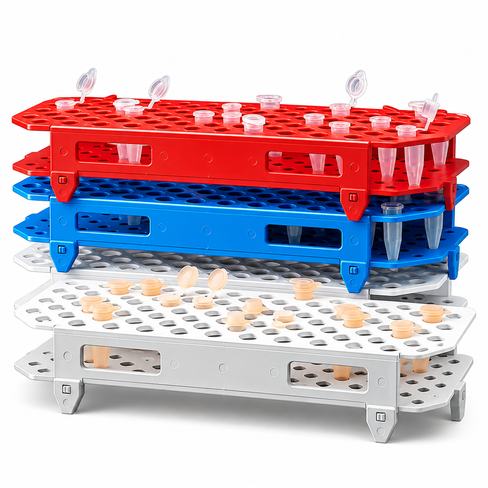 Kartell Microcentrifuge Tube Rack Polypropylene 1.5 mL 100 Place