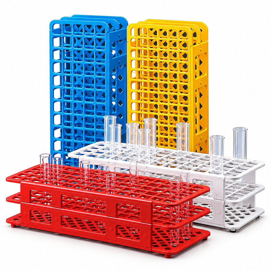 Kartell Test Tube Rack Polypropylene Universal 30 mm Holes 24 Place