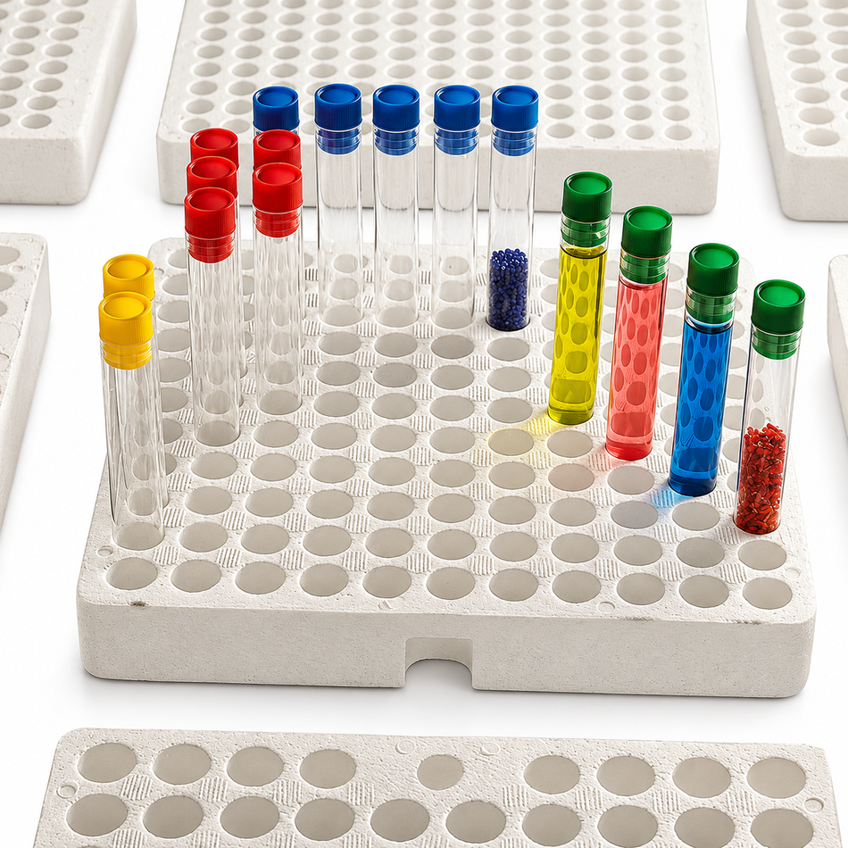 Kartell Test Tube Tray Expanded Polystyrene