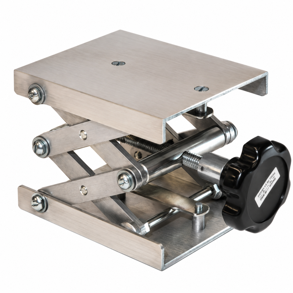Laboratory Mini Jack Aluminum Platform 100 x 80mm