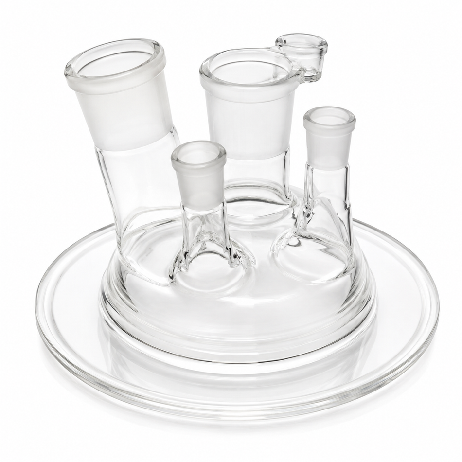 Lid for Reaction Flask Multi-Socket Flat Flange Joint