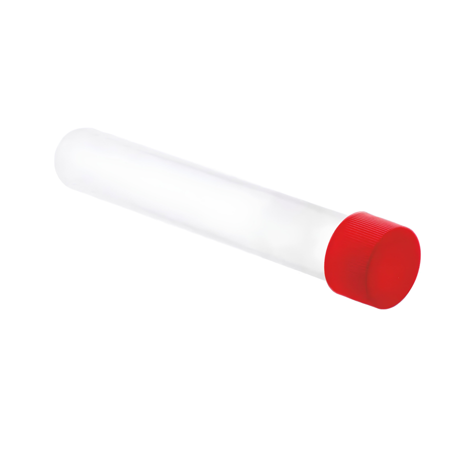 PP, Test Tube with Screw Cap, 100 in pack