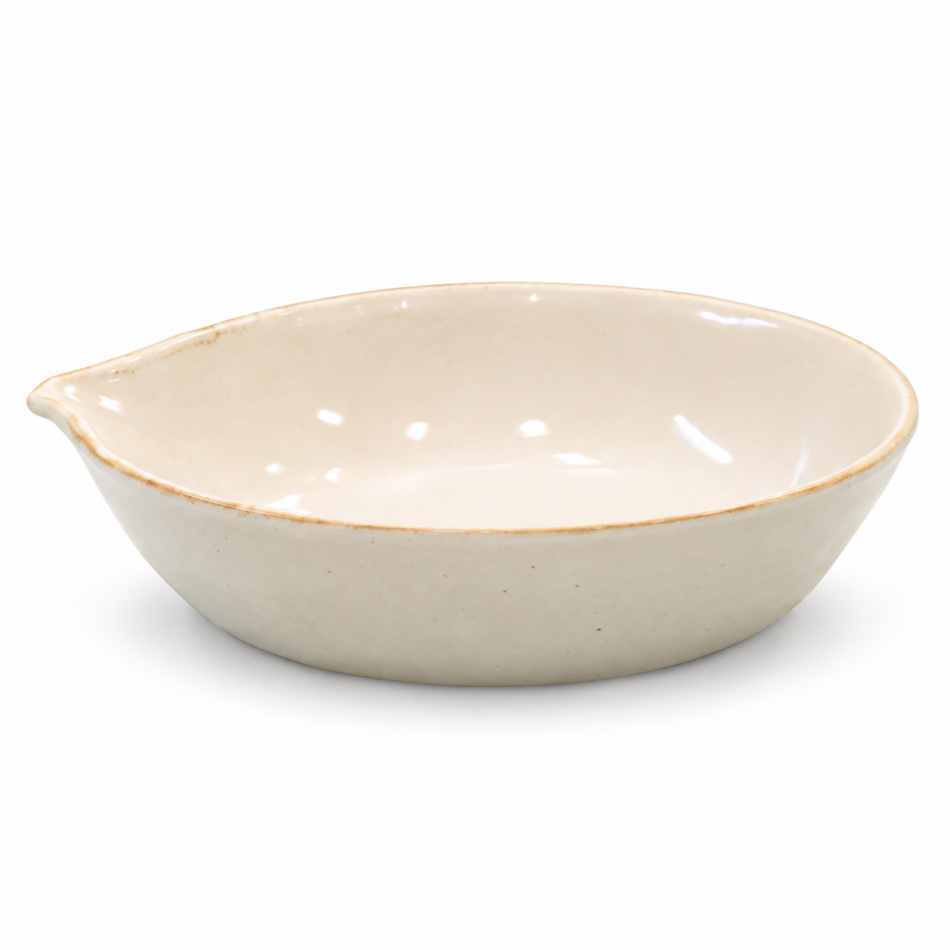 GLS Porcelain Evaporating Dish Flat Form 10–1000ml Capacity for High-Temperature Laboratory Applications