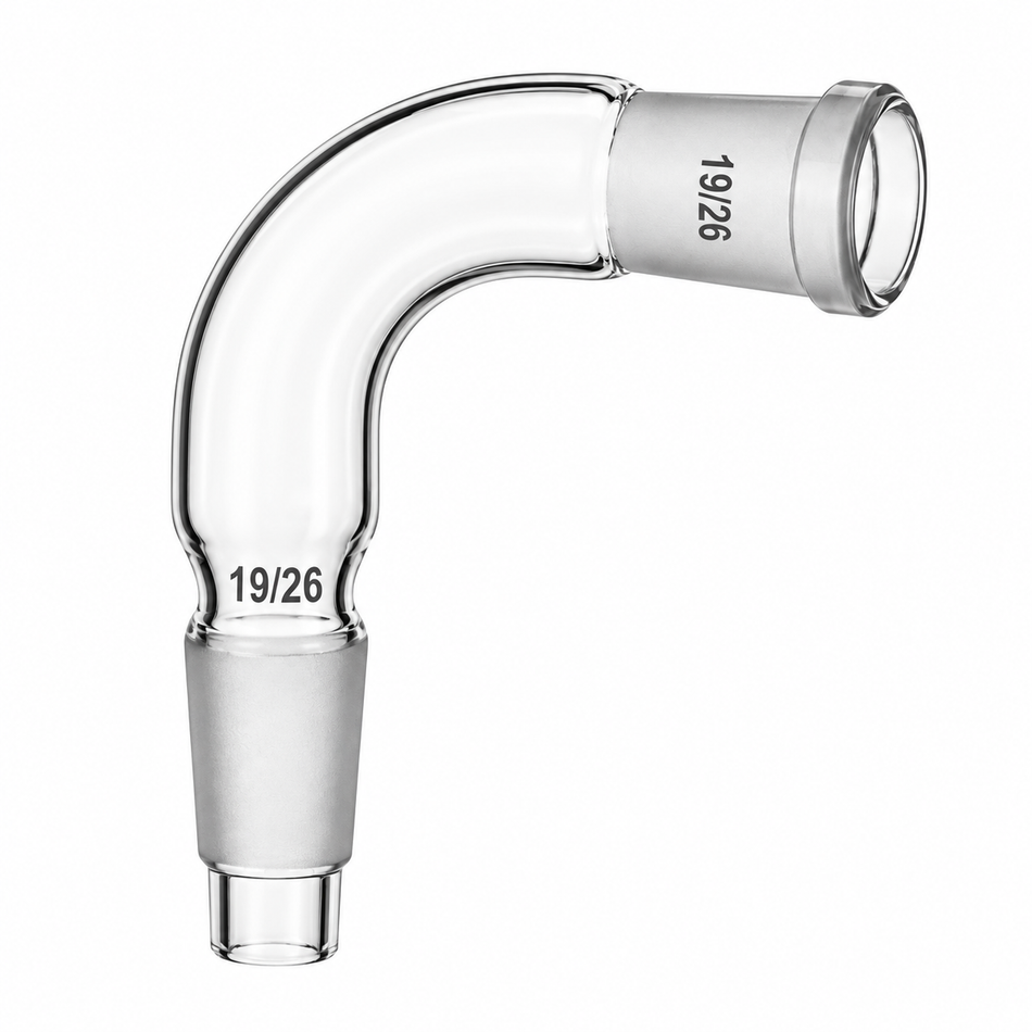 Receiver Adapter Plain Bend Borosilicate Glass