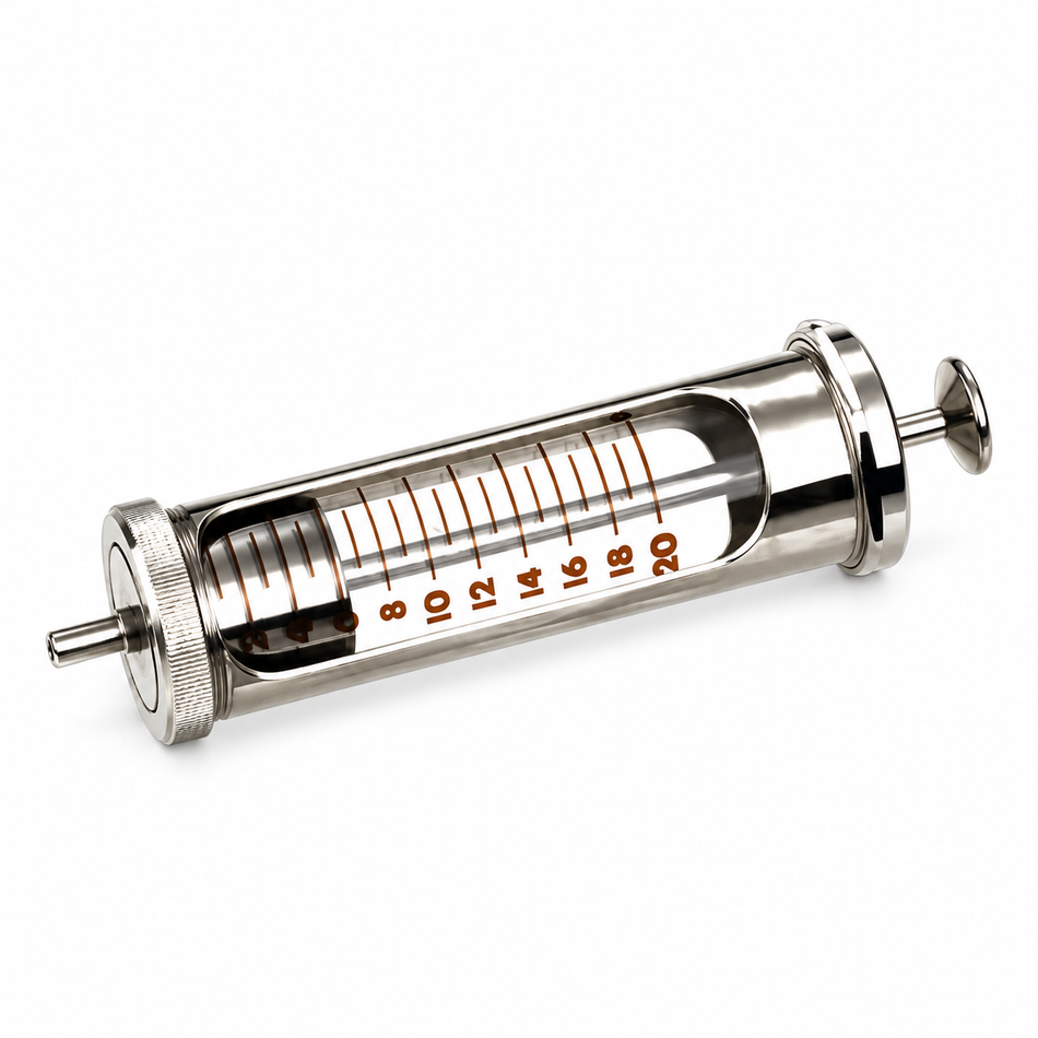 SANITEX Dismantable Syringe with Centre Luer-Lock Nozzle