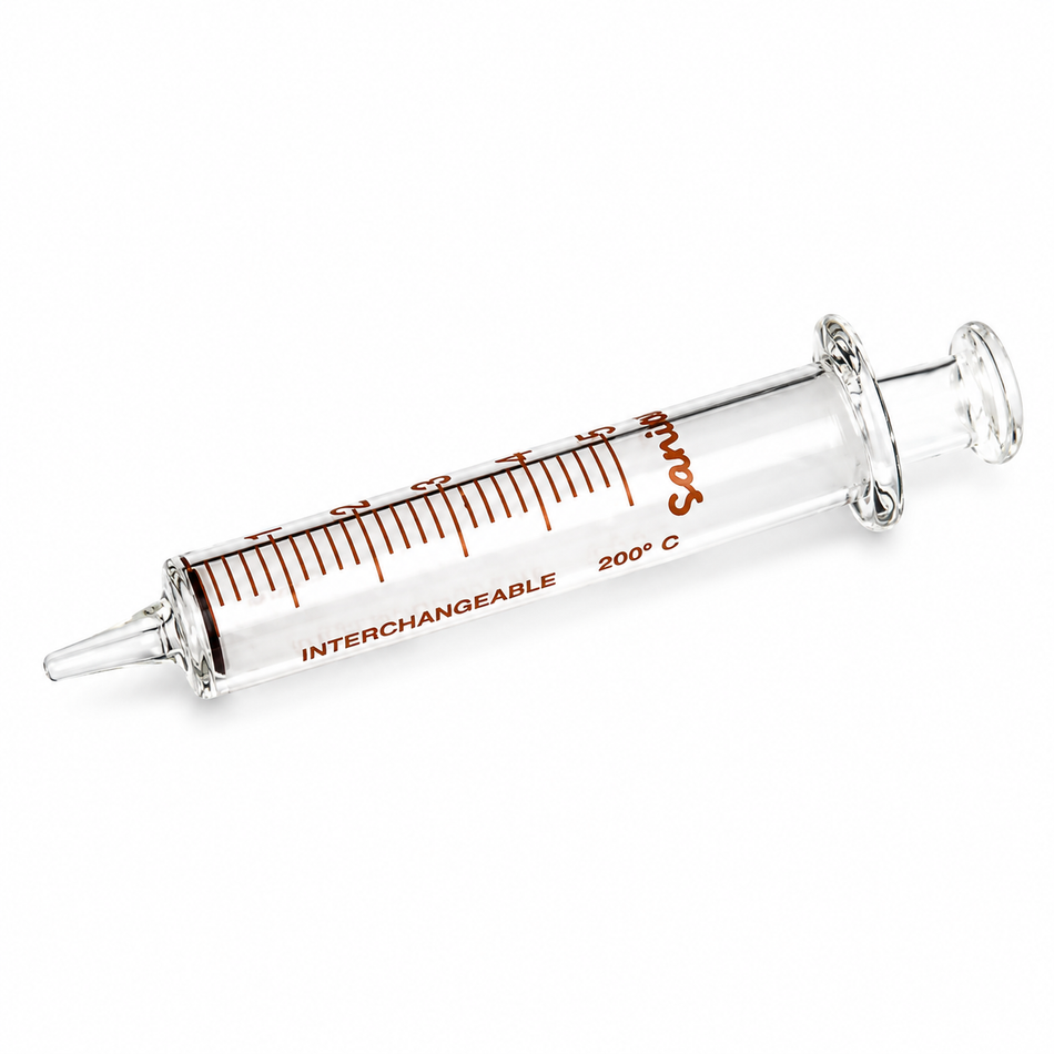 SANITEX Eterna-Matic Syringe with Centre Glass Luer Nozzle
