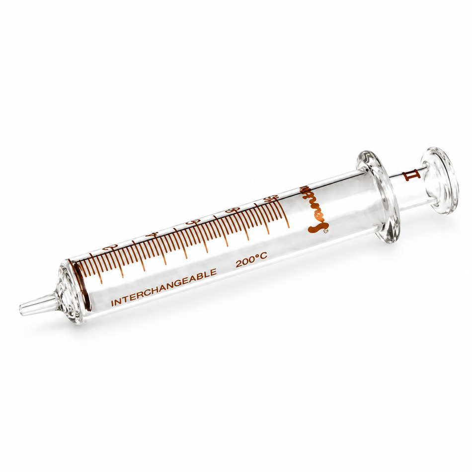SANITEX Eterna-Matic Syringe with Side Glass Luer Nozzle