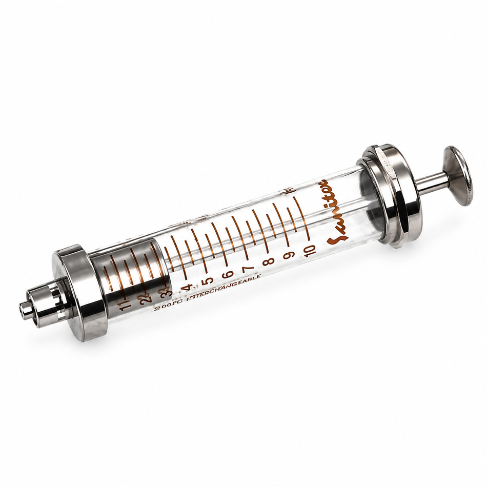 SANITEX Original Record Syringe with Centre Luer-Lock Nozzle