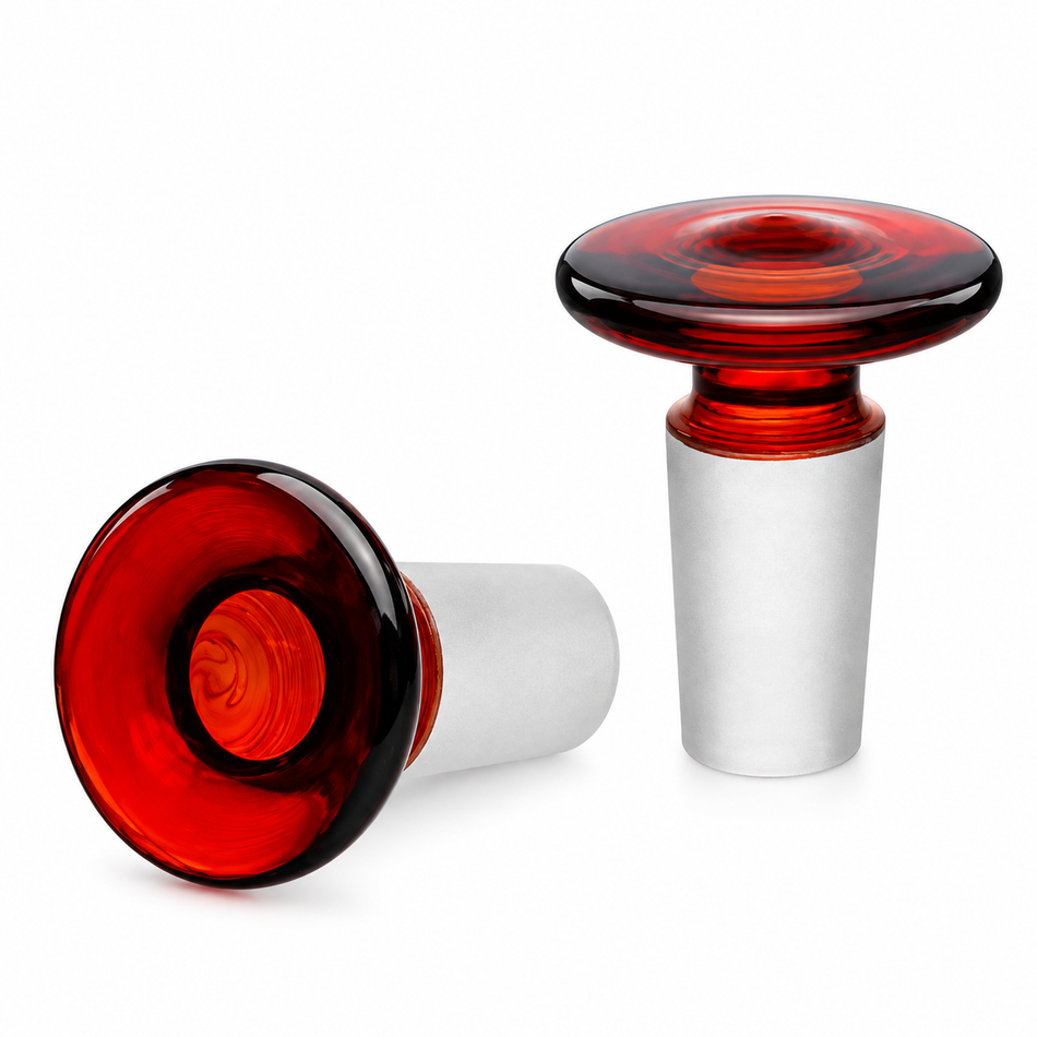 Stopper Amber Solid Flat Head Borosilicate Glass for Reagent Bottles