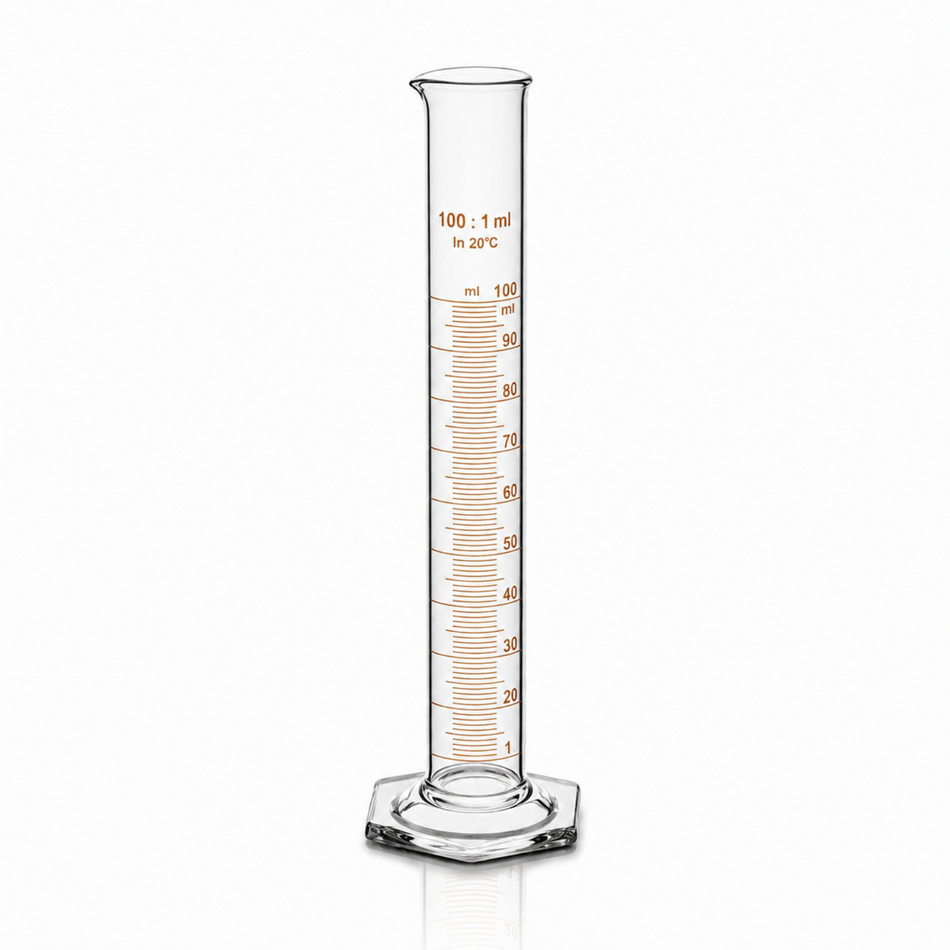 Tapped Density Cylinder Borosilicate Glass USP