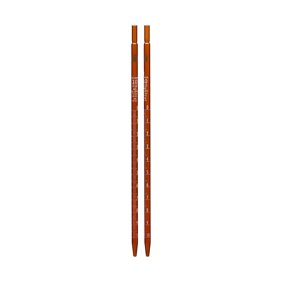 Graduated Pipette Amber Type 3 (Serological), USP “Class AS”