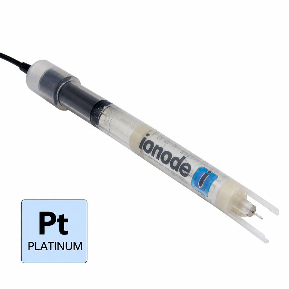 Ionode IH30D Pt Disk ORP Sensor with Platinum Disk and 1m Cable length with BNC Connector