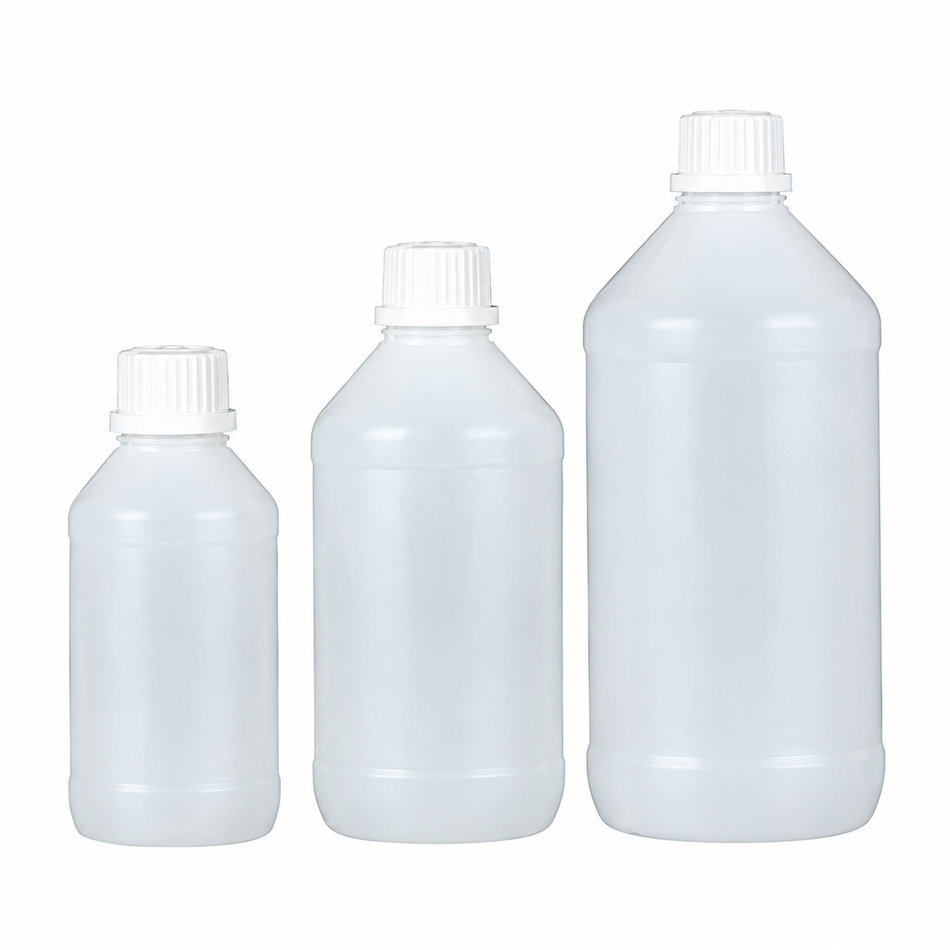 Kartell Bottle Narrow Neck HDPE with Tamper-Evident Cap