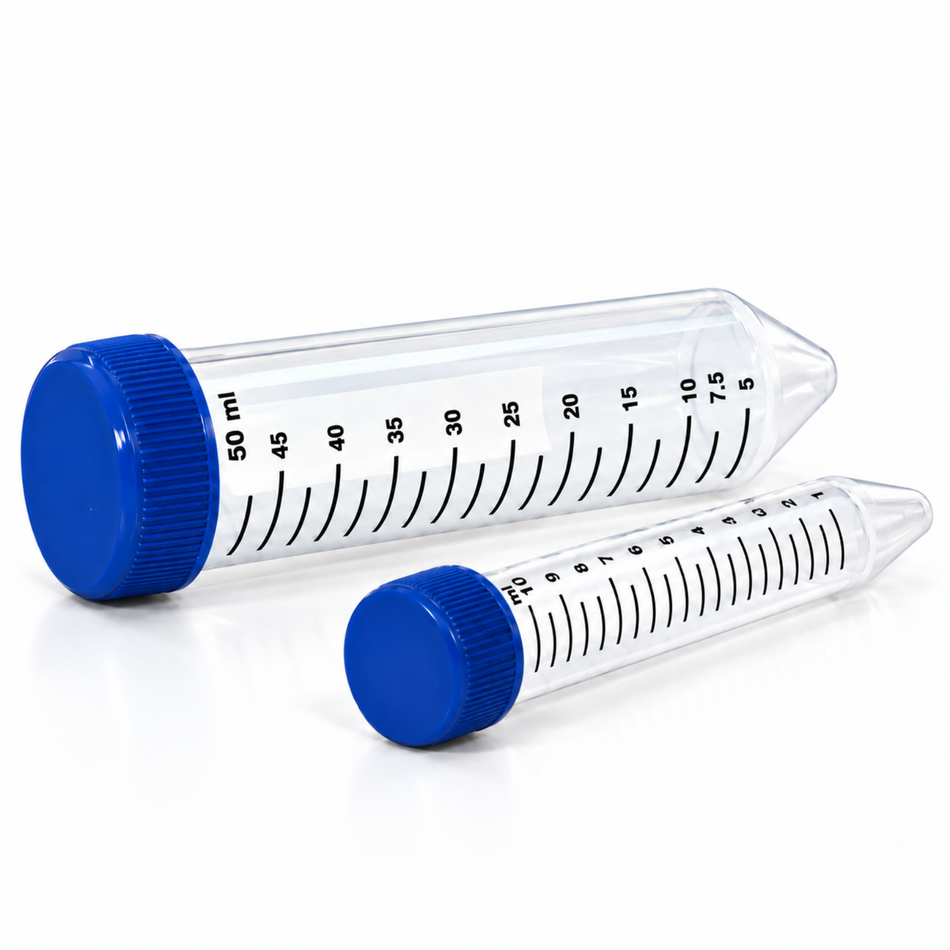 Kartell Centrifuge Tube Polypropylene Conical Graduated Individually Sterile