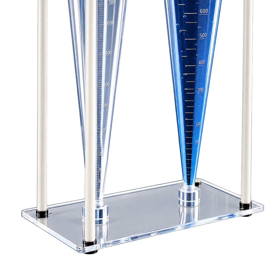 Kartell Imhoff Sedimentation Cone Stand PMMA 2-Place