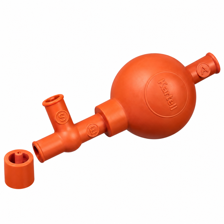 Kartell Pipette Filler Rubber with Adaptor