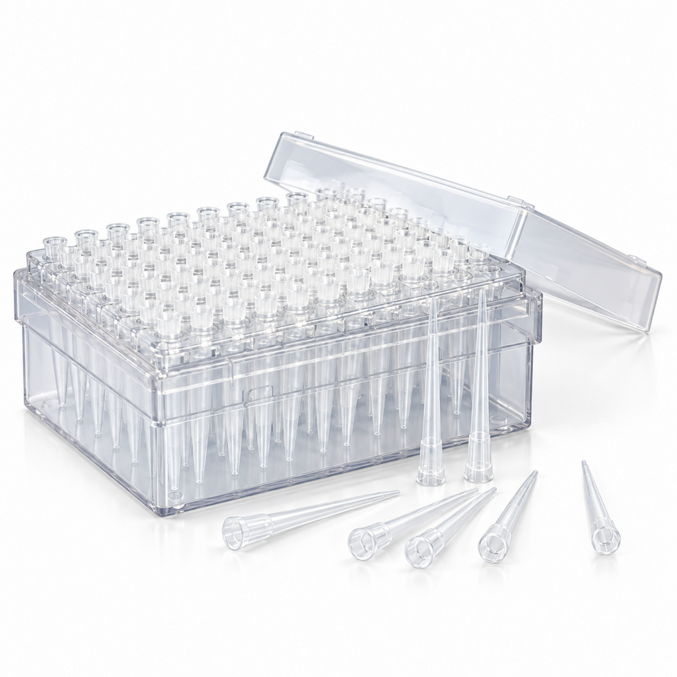 Kartell Pipette Tips Eppendorf 0.5–10 µl Boxed Rack