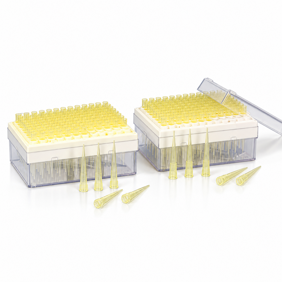 Kartell Pipette Tips Gilson Type 2-200 µl Boxed Rack