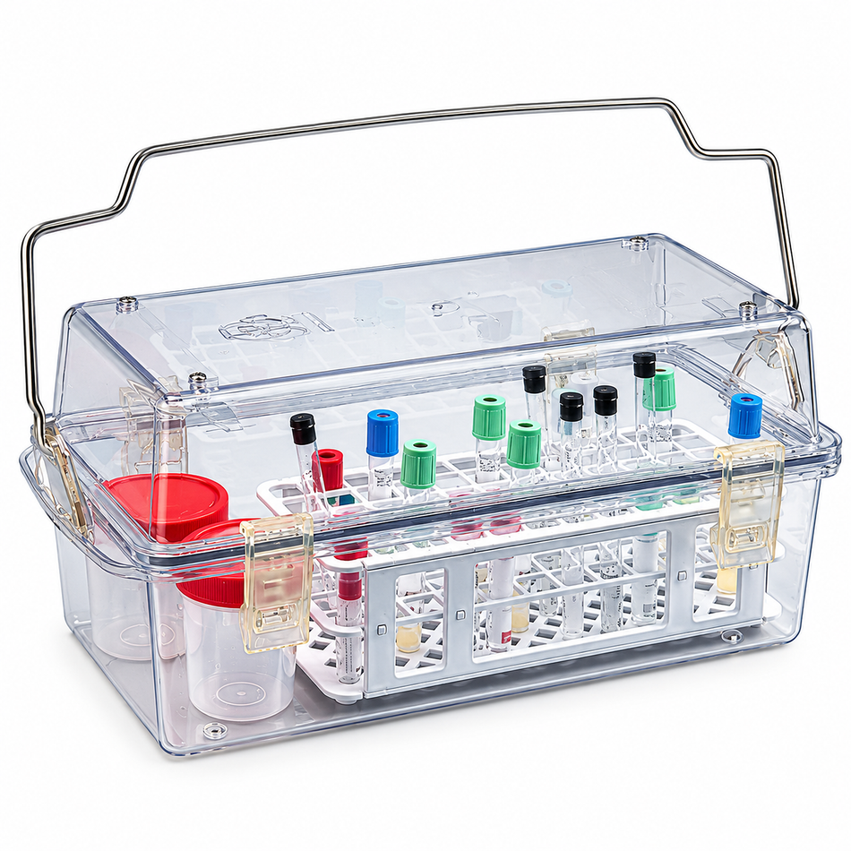 Kartell Safety Box Polycarbonate with Stainless Steel Handle