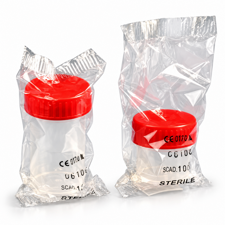Kartell Screw Cap Containers Polypropylene Sterile Pack of 400