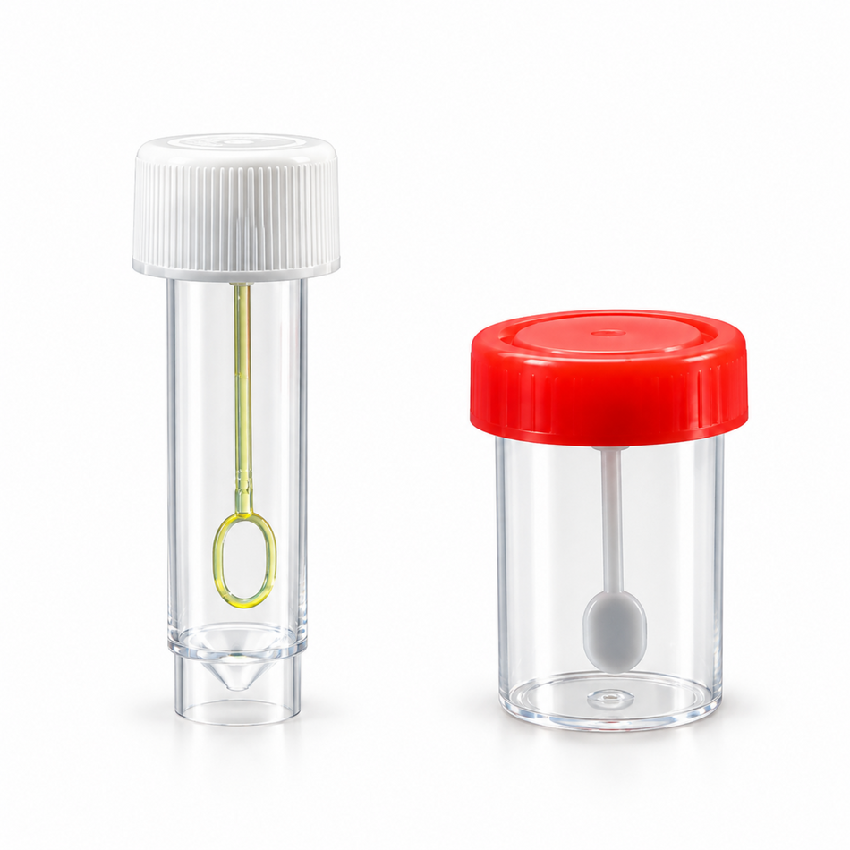 Kartell Screw Cap Containers with Spoon Polystyrene and Polyethylene Cap