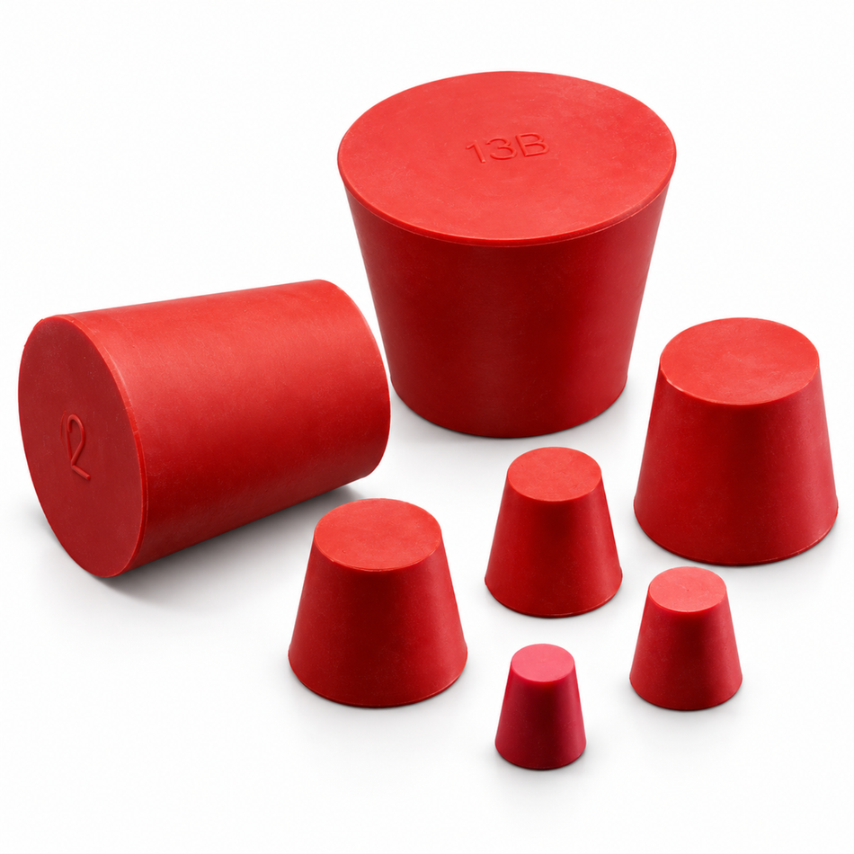 Kartell Stopper Red Rubber Conical