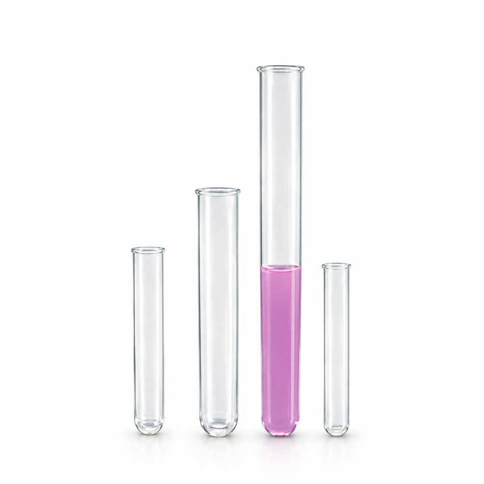 Kartell Test Tubes Polystyrene Cylindrical without Rim