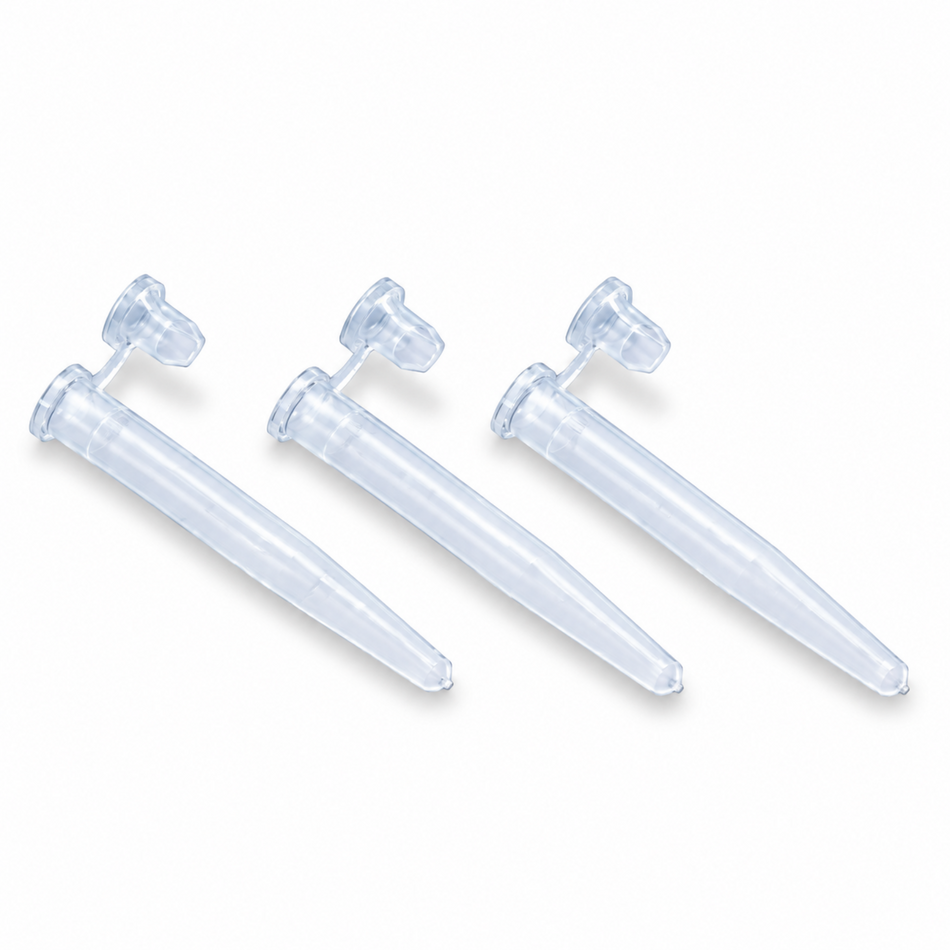 Kartell Test Tubes Polyethylene Micro with Cap Pack of 1000