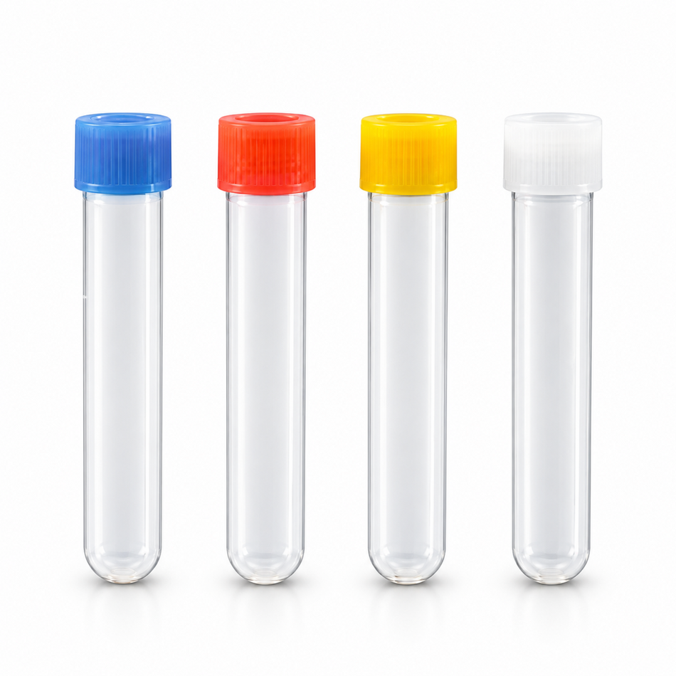 Kartell Test Tubes with Screw Cap Polypropylene Pack of 1000