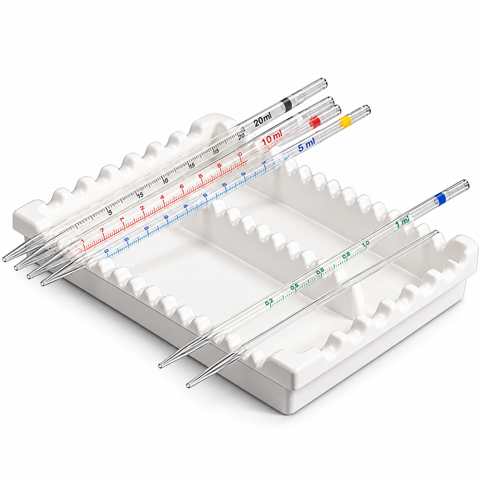 Kartell Tray Pipette 2 PVC Compartments
